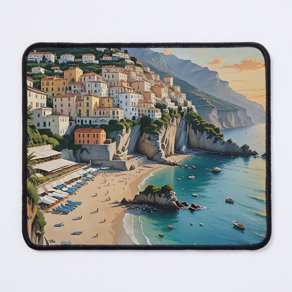 Item preview, Spiaggia della Marinella: Sunset Splendor on the Amalfi Coast designed and sold by LSVart.