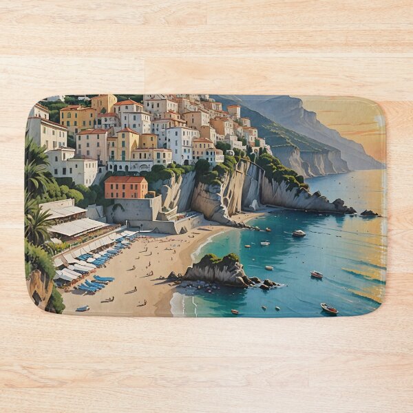 Item preview, Spiaggia della Marinella: Sunset Splendor on the Amalfi Coast designed and sold by LSVart.
