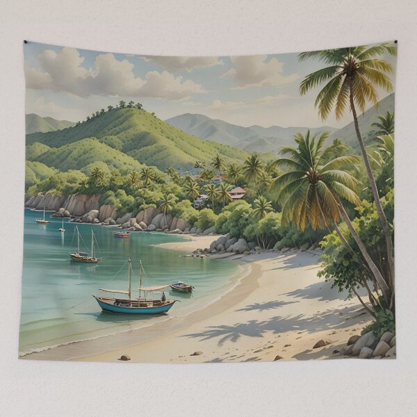 Item preview, Playa La Ropa, Zihuatanejo: Golden Sands and Turquoise Waters designed and sold by LSVart.