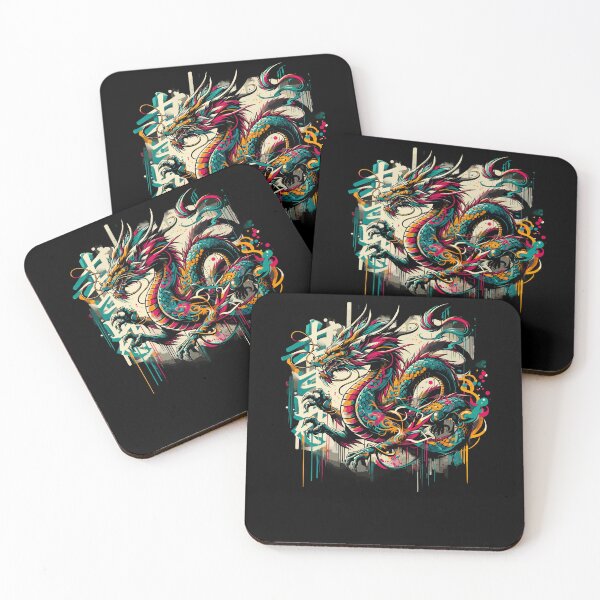 Item preview, Urban Graffiti Style Dragon Chinese New Year Art designed and sold by Dressed For  Duty.