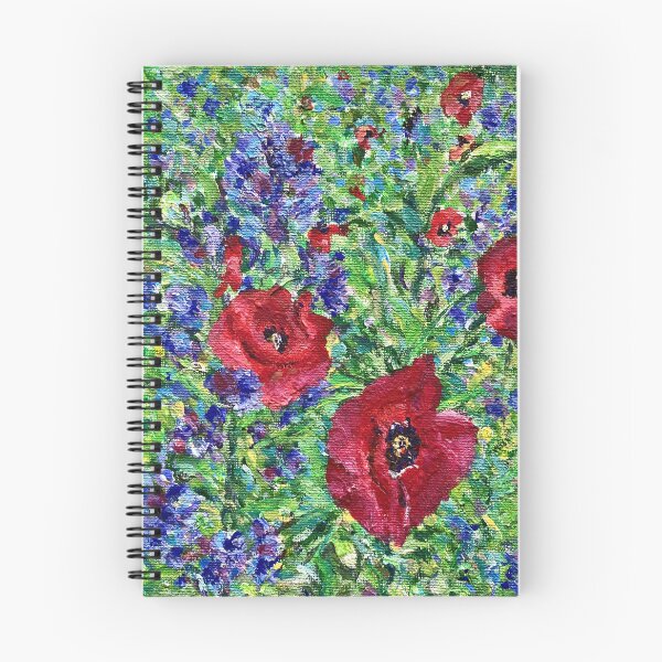 Aperçu de l'œuvre Peinture de coquelicots sauvages créée et vendue par Bekiwool.