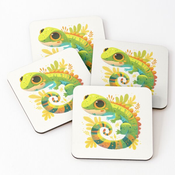 Item preview, Playful Gecko Charm - Adorable Lizard Illustration designed and sold by Windy-market.