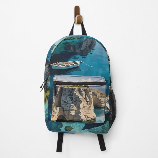 Item preview, Blue Lagoon on Comino: Turquoise Waters and Rugged Cliffs designed and sold by LSVart.