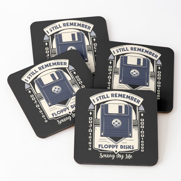 Item preview, I Still Remember Floppy Disks Saving My Life Funny Nostagia designed and sold by Dressed For  Duty.