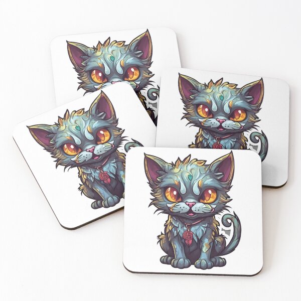 Item preview, Mischievous Zombie Kitten designed and sold by Pixel Press Prints.