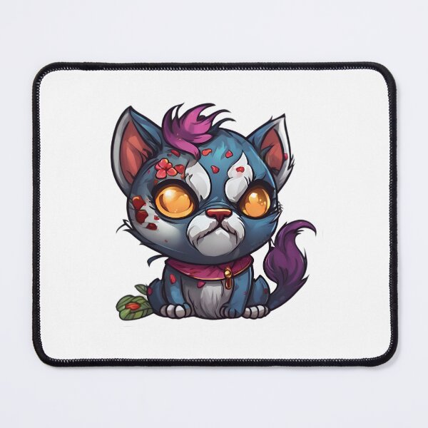 Item preview, Mischievous Zombie Kitten designed and sold by Pixel Press Prints.