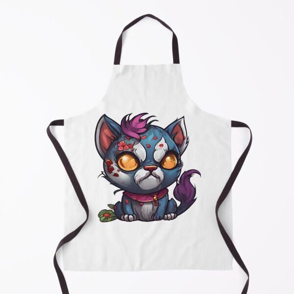 Item preview, Mischievous Zombie Kitten designed and sold by Pixel Press Prints.