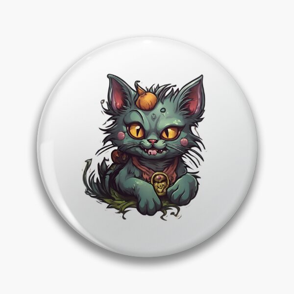 Item preview, Mischievous Zombie Kitten designed and sold by Pixel Press Prints.