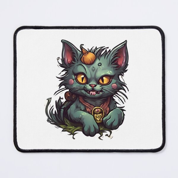 Item preview, Mischievous Zombie Kitten designed and sold by Pixel Press Prints.