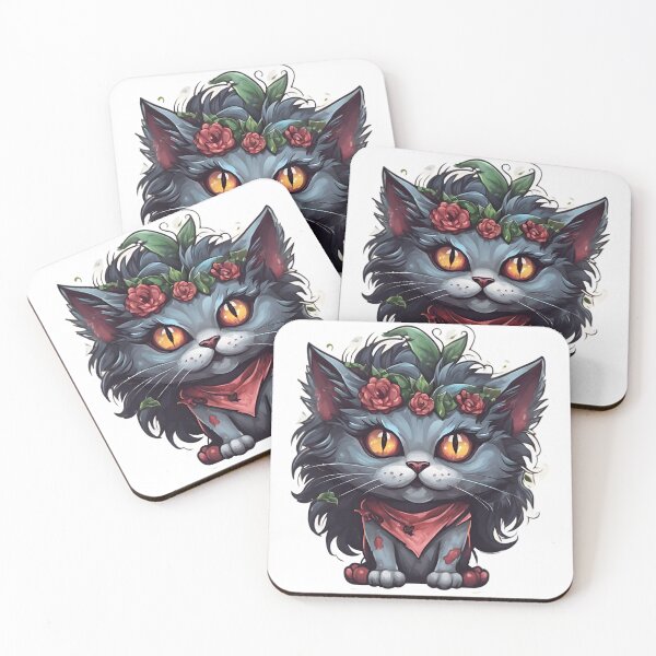 Item preview, Mischievous Zombie Kitten designed and sold by Pixel Press Prints.