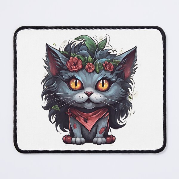 Item preview, Mischievous Zombie Kitten designed and sold by Pixel Press Prints.