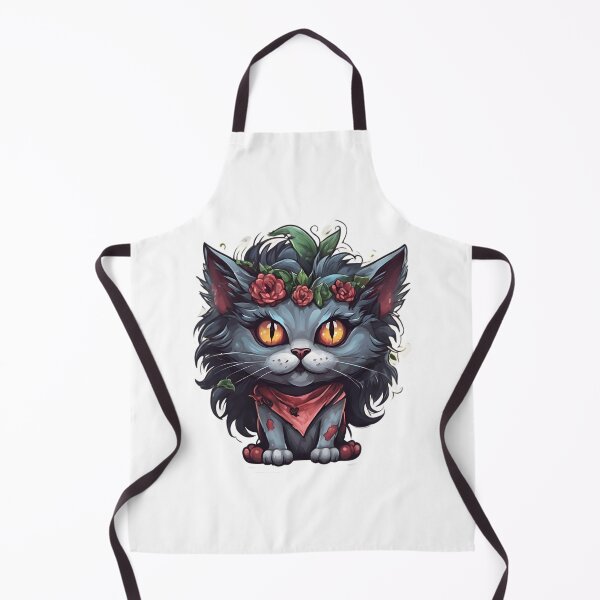 Item preview, Mischievous Zombie Kitten designed and sold by Pixel Press Prints.