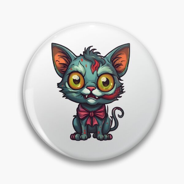 Item preview, Mischievous Zombie Kitten designed and sold by Pixel Press Prints.