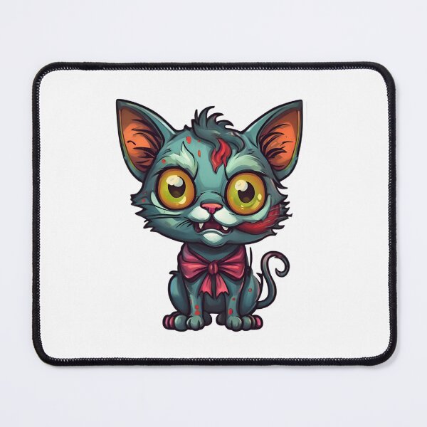 Item preview, Mischievous Zombie Kitten designed and sold by Pixel Press Prints.