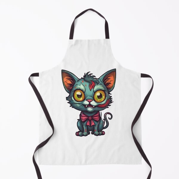 Item preview, Mischievous Zombie Kitten designed and sold by Pixel Press Prints.