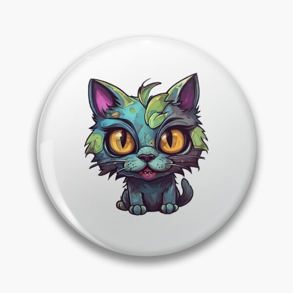 Item preview, Mischievous Zombie Kitten designed and sold by Pixel Press Prints.