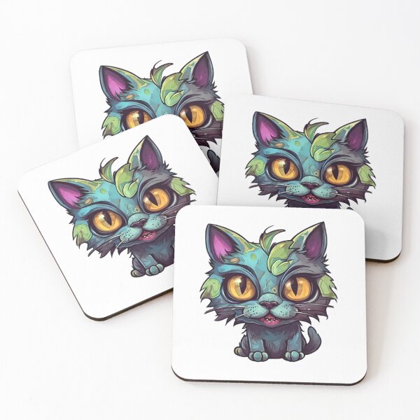 Item preview, Mischievous Zombie Kitten designed and sold by Pixel Press Prints.