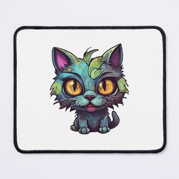 Item preview, Mischievous Zombie Kitten designed and sold by Pixel Press Prints.