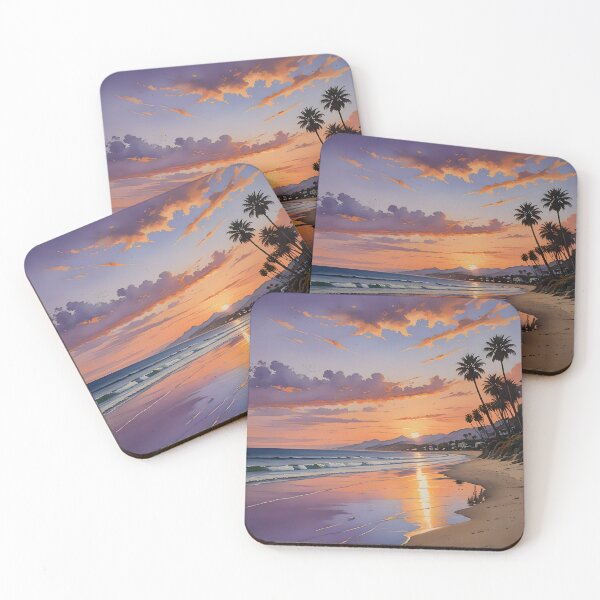Item preview, Malibu Beach: Sunset Serenity in California designed and sold by LSVart.