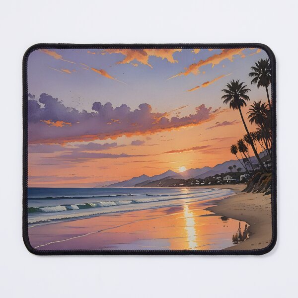 Item preview, Malibu Beach: Sunset Serenity in California designed and sold by LSVart.