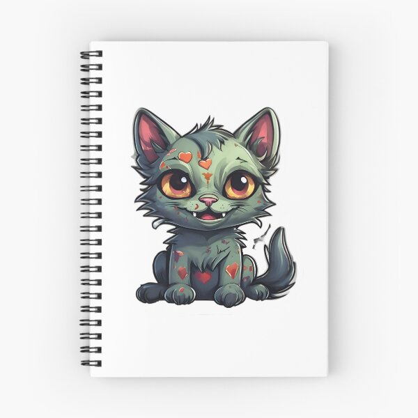 Item preview, Mischievous Zombie Kitten designed and sold by Pixel Press Prints.