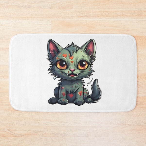 Item preview, Mischievous Zombie Kitten designed and sold by Pixel Press Prints.