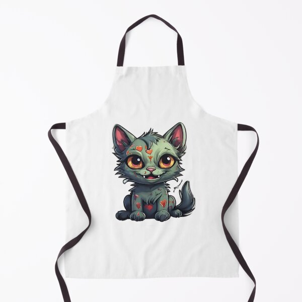Item preview, Mischievous Zombie Kitten designed and sold by Pixel Press Prints.