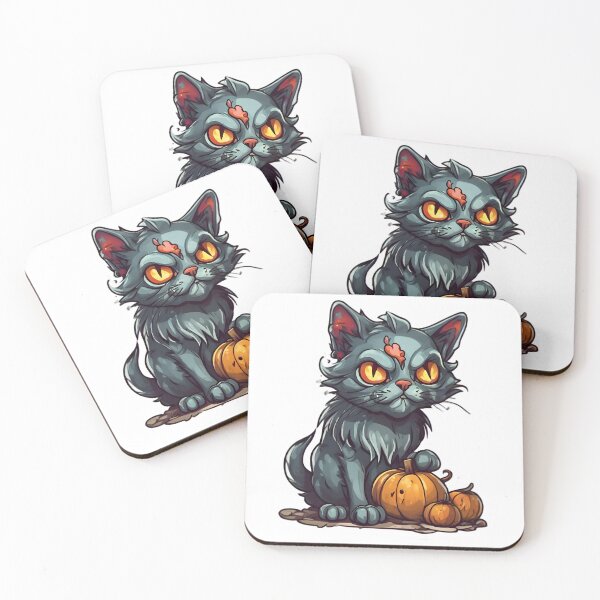 Item preview, Mischievous Zombie Kitten designed and sold by Pixel Press Prints.