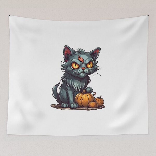 Item preview, Mischievous Zombie Kitten designed and sold by Pixel Press Prints.
