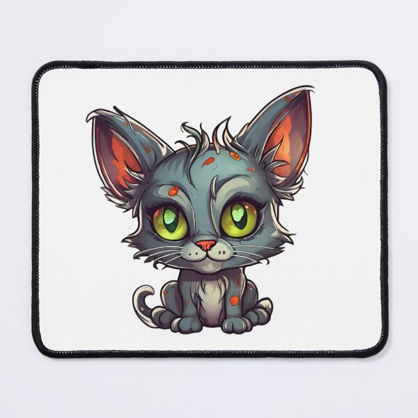 Item preview, Mischievous Zombie Kitten designed and sold by Pixel Press Prints.
