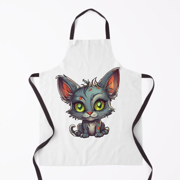 Item preview, Mischievous Zombie Kitten designed and sold by Pixel Press Prints.