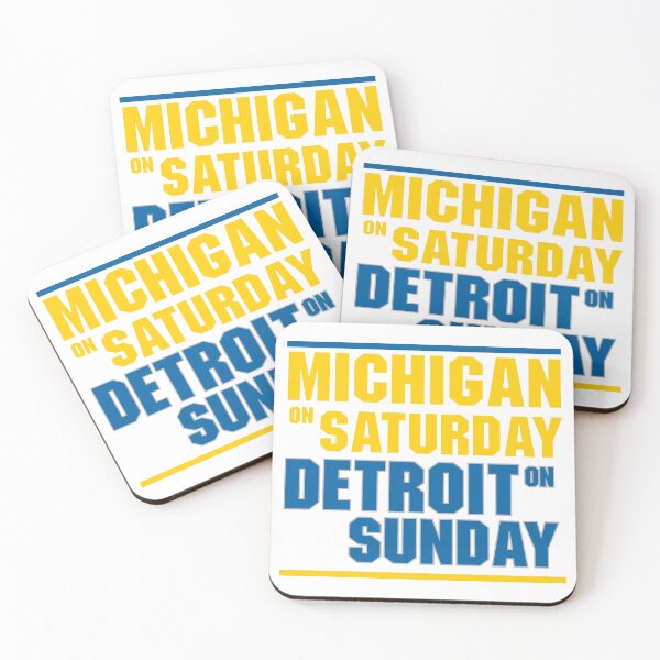 Artikelvorschau, Michigan am Samstag, Detroit am Sonntag entworfen und verkauft von OddityDesign.
