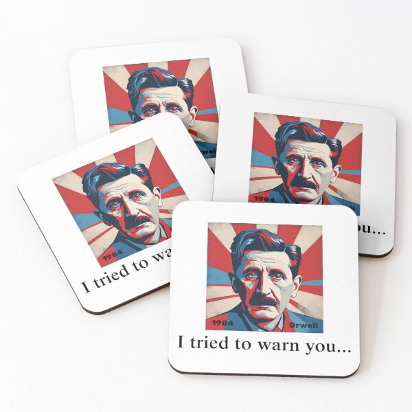 Item preview, Orwell - I tried to warn you... designed and sold by EthicalArtwork.