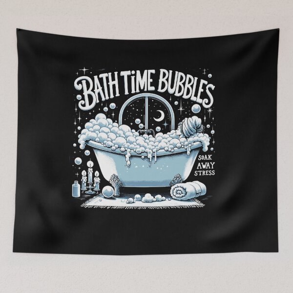 Item preview, Bath Time Bubbles – Soak Away Stress Indoor Relax Comfort designed and sold by Dressed For  Duty.