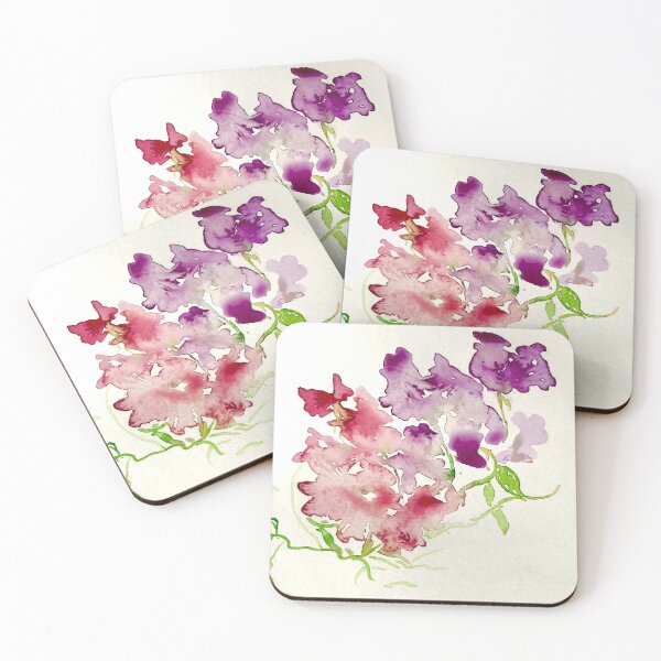 Item preview, Sweet peas painting designed and sold by Bekiwool.