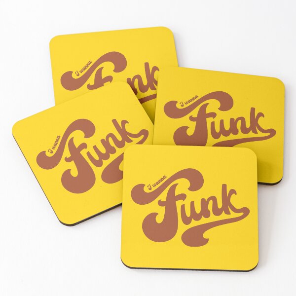 Aperçu de l'œuvre Je veux du funk en marron créée et vendue par gayishdesign.