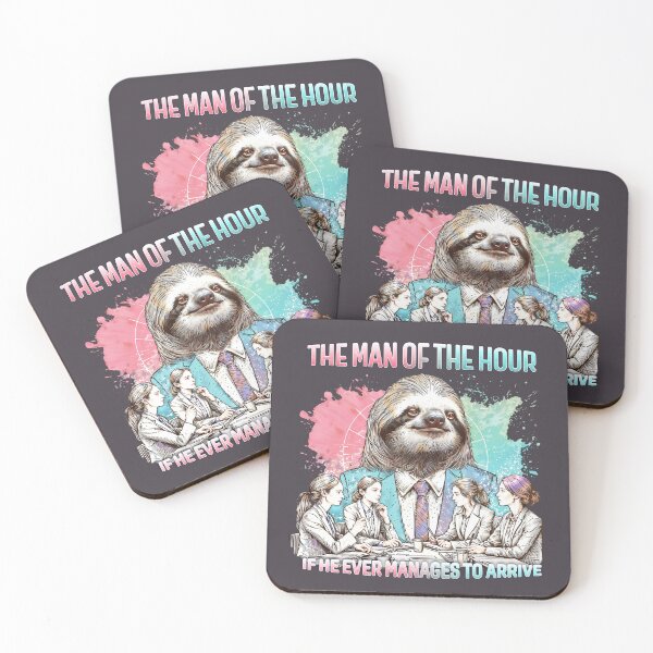 Item preview, Man of the hour - Office Sloth Boss designed and sold by Mediatoni.