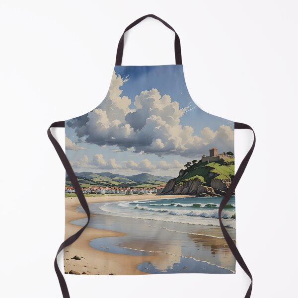 Item preview, Praia de Moledo: Wide Sands and Rolling Waves with Monte Santa Tecla designed and sold by LSVart.