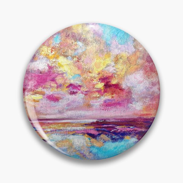 Item preview, Pink sunset painting designed and sold by Bekiwool.