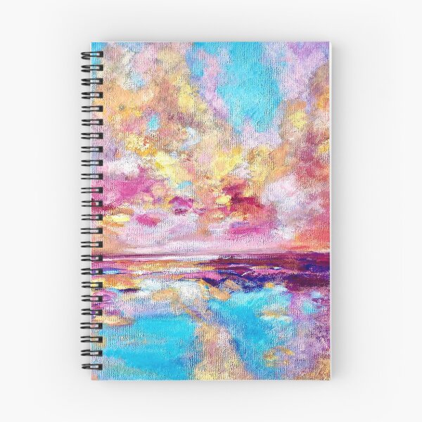 Item preview, Pink sunset painting designed and sold by Bekiwool.