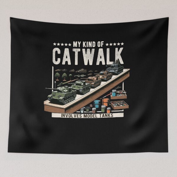 Item preview, My Kind of Catwalk Involves Model Tanks Funny Modeling designed and sold by Dressed For  Duty.