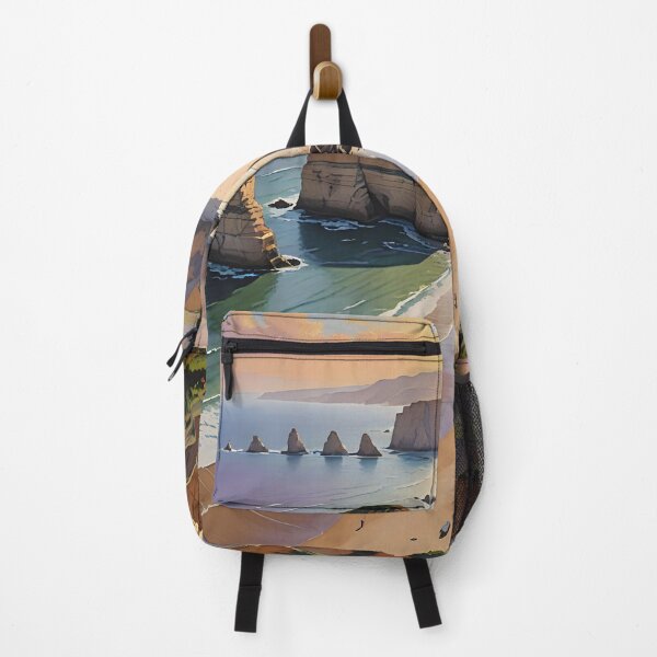 Item preview, Praia de Odeceixe: Sunset Over Golden Sands and Dramatic Cliffs designed and sold by LSVart.
