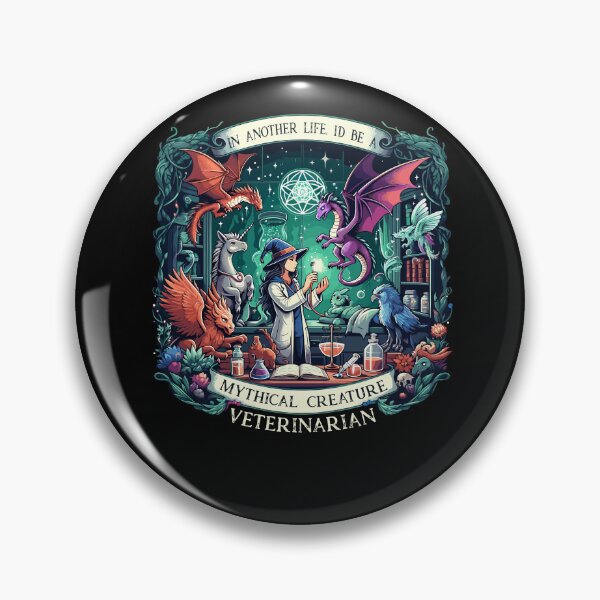 Item preview, In Another Life, I'd Be A Mythical Creature Veterinarian Funny designed and sold by Dressed For  Duty.