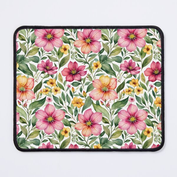 Item preview, Orange Pink Flowers Floral designed and sold by MoonMonkeyNbear.