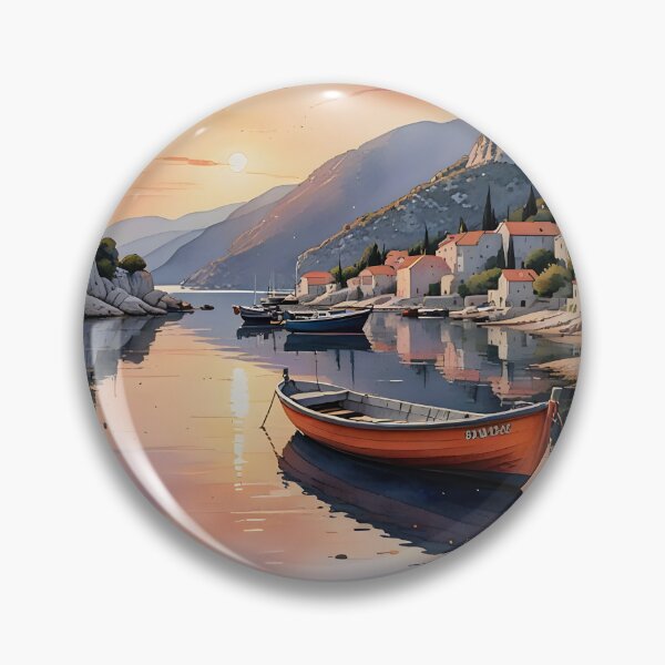 Item preview, Uvala Duboka: Sunset Serenity on Croatia's Pelješac Peninsula designed and sold by LSVart.