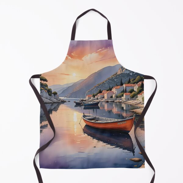 Item preview, Uvala Duboka: Sunset Serenity on Croatia's Pelješac Peninsula designed and sold by LSVart.