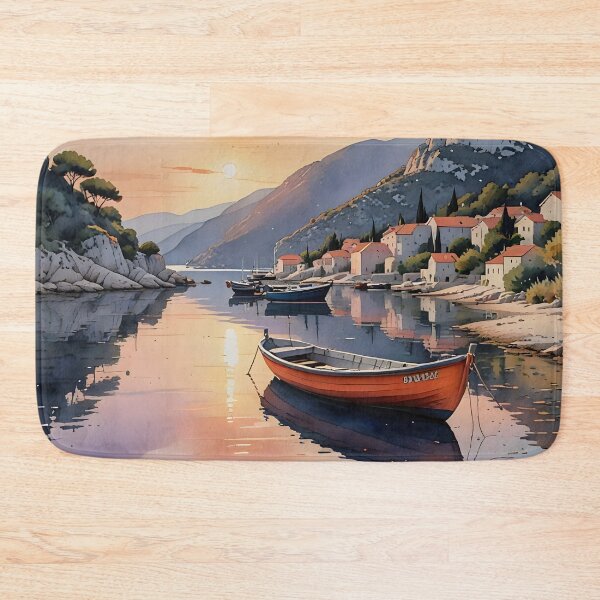Item preview, Uvala Duboka: Sunset Serenity on Croatia's Pelješac Peninsula designed and sold by LSVart.