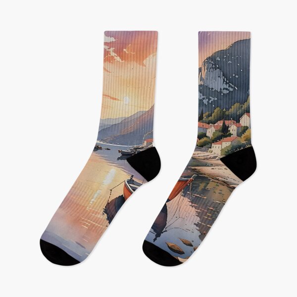 Item preview, Uvala Duboka: Sunset Serenity on Croatia's Pelješac Peninsula designed and sold by LSVart.