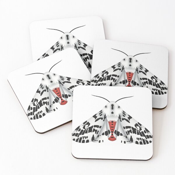 Item preview, Black and white tiger moth designed and sold by swiatek.