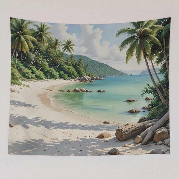 Item preview, Bottle Beach Haad Khom: Pristine White Sands and Turquoise Waters designed and sold by LSVart.